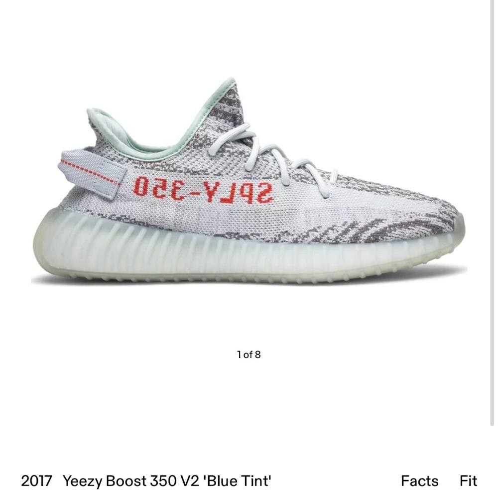 Like new! 100% authentic Yeezy blue tint